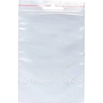 Sáček na potraviny sáček rychlouzavírací LDPE 250x350 mm, 50my (100 ks/balení)