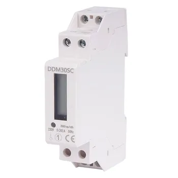 Měřič spotřeby Digitální elektroměr 1F na DIN lištu DDM30SC