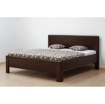 Postel BMB Adriana Family postel - buk Moření: šedá, Provedení: Jádrový buk cink, Rozměr: 160 x 200 cm