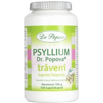 Dr. Popov Psyllium trávení 120 cps.