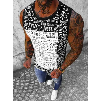 Pánské tílko Ozonee Pánské tílko Surfaces černá M