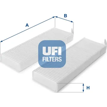 Klimatizace automobilu Filtr, vzduch v interiéru UFI 53.154.00