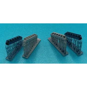 Plastikový model 1/72 Bf 109G/K exh.stacks 3D-Printed (FINEM)