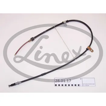 Lanko parkovací brzdy Tazne lanko, provozni brzda, , MB256371, LINEX, 28.01.17