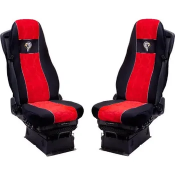 Autopotah Autopotahy textilní pro VOLVO FH 2002-2008, černo-červená barva (č. 30)