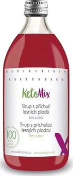 Sirup KetoMix Sirup bez cukru lesní plody 500 ml