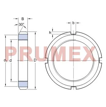KM 17 MTM pojistná matice