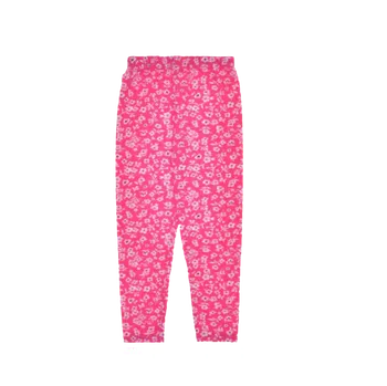 Dívčí legíny Flowers růžové 80