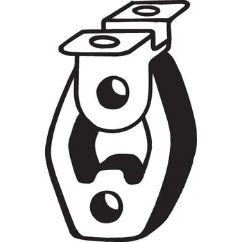 Výfukový systém Držák, výfukový systém BOSAL 255-046