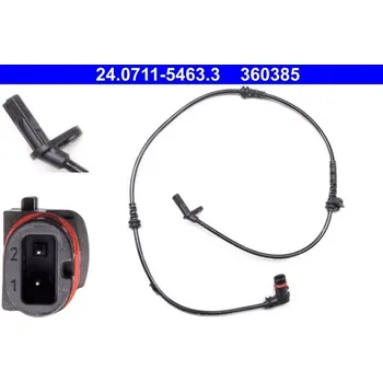 Přislušenství brzdového systému Snímač, počet otáček kol ATE 24.0711-5463.3