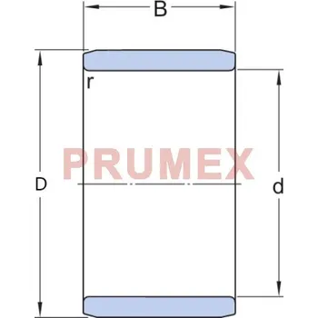 SKF IR 60X70X25 ložiskový kroužek