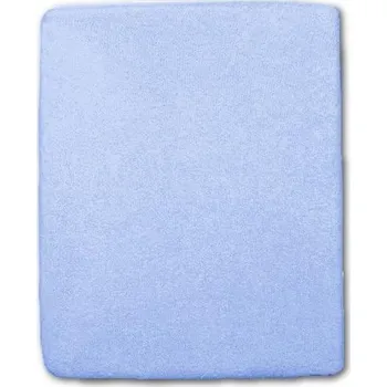 New Baby Froté prostěradlo do postýlky - modré