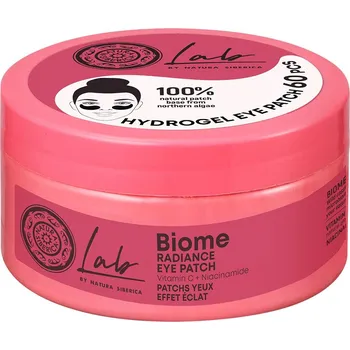 Péče o oční okolí Natura Siberica Lab Biome Hydrogelové rozjasňující polštářky pod oči 60 ks