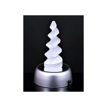 Dekorativní svítidlo Selenit lampa spirála (130 mm)