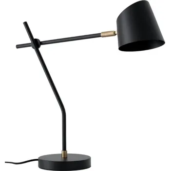 Lampička Černá kovová stolní lampa Somcasa Adame 47 cm