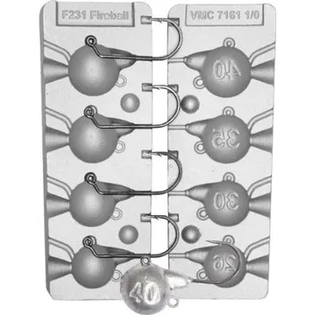 FORMA NA JIGOVÉ HLAVY FIREBALL 26,30,35,40G (Forma na olovo F-135)