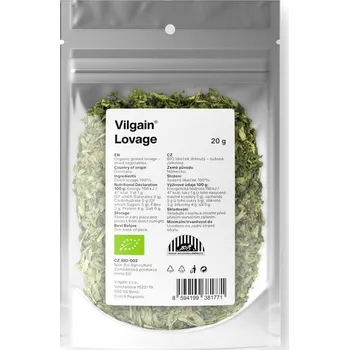 Koření Vilgain Libeček drhnutý BIO – 20 g