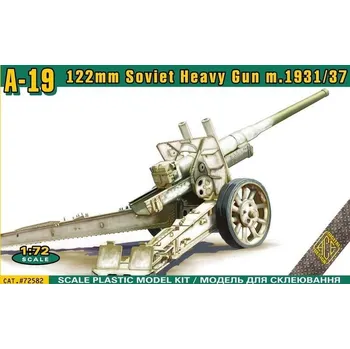 Plastikový model 1/72 A-19 122mm Soviet Heavy Gun mod.1931/37