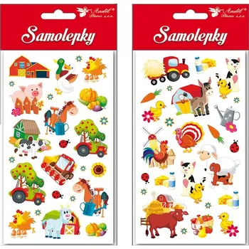 samolepka Samolepky farma 9 x 16 cm 15087