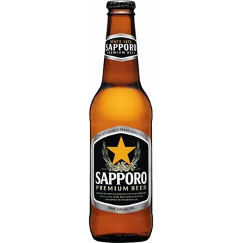 Sapporo Japonské pivo 4,7 % 0,33 l sklo Pivo Sapporo Japonské pivo 4,7 % 0,33 l sklo