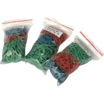 Gumičky směs průměr 20, 40, 60 mm (50 g) mix barev