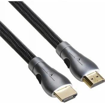 Video kabel Maclean HDMI - HDMI kabel 2m stříbrný (MCTV-705)