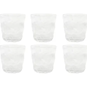 Sklenice Sklenice 6ks "ICY WHITE" 9x9x9.5/225ml