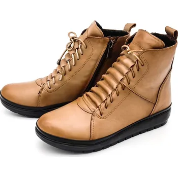 Dámská zimní obuv Dámská kožená obuv 162-104-091-023 Bonamoor béžová Barva: béžová, Velikost: 38