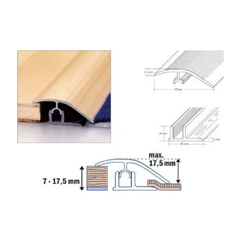 Stavební profil Profi-Tec MASTER přechodový vyrovnávací profil 47 mm (tl.krytiny (270 cm / buk / 1ks)