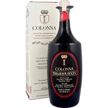 Dárkový potravinový koš Prémiový extra panenský olivový olej Marina Colonna – Molensis XXV LIMITOVANÁ EDICE 750 ml