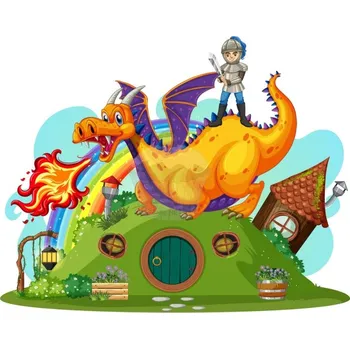 Jedlá dekorace na dort Caketools Jedlý papír "drak 2" - A4