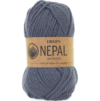Příze Příze DROPS Nepal uni colour 6314 - džínová modrá