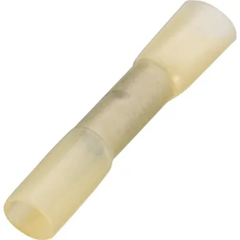 Kabelové oko 363504 Spojka lisovací Cu s teplem smrštitelnou izolací 4 - 6 mm2, žlutá, Haupa