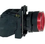 XB5AW34B5 Ovladač stiskací prosvětlený, lícující, 1 Z + 1 V, 24V - rudý