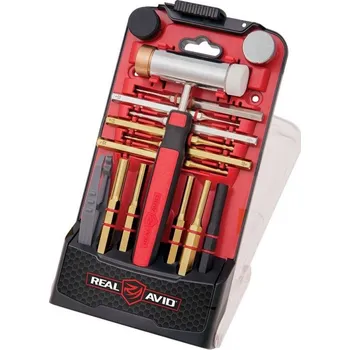 Čištění zbraně Sada mosazných průbojníků Real Avid Accu-Punch Hammer & Pin Punch set