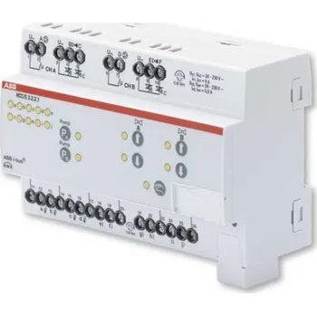 2CDG110221R0011 Řadový regulátor otopné/chladicí soustavy, 2násobný, 3st., man. ovládání, ABB