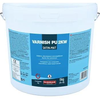 univerzální barva ISOMAT VARNISH-PU 2KW 5 kg transparentní