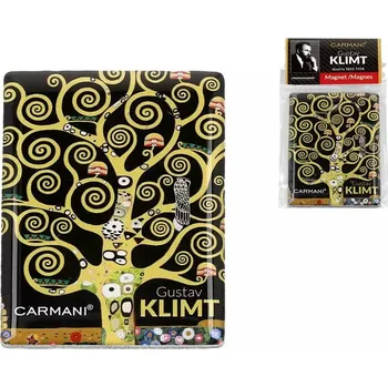 Dekorativní magnet Carmani Magnetka obdélníková Gustav Klimt "Strom života"