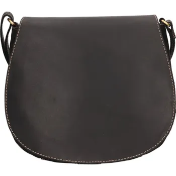 Kabelka Dámská kožená crossbody kabelka HGL Terra - černá