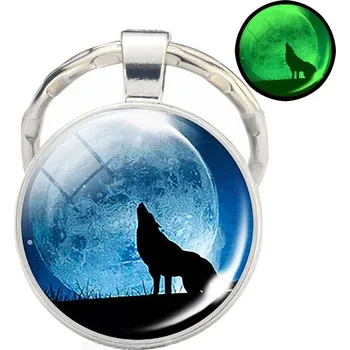 Přívěsek na klíče vlk