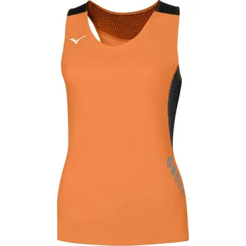 Dámské tričko Dámské sportovní tílko Mizuno Premium JPN Singlet/Orange Clown Fish/Black Velikost: XL