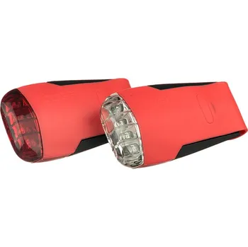 Cyklosvítilna GUEE Tadpole USB SET př+z světlo/blikačka-červený (GUEE Tadpole USB SET př+z světlo/blikačka-červený)