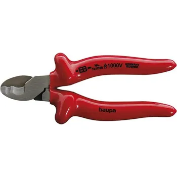 Kleště 200127 Kleště ke stříhání Al a Cu kabelů VDE do průměru 15 mm, Haupa