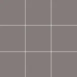 Taurus Color, dlaždice slinutá, 10x10 cm, šedá