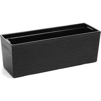 Truhlík Nohel Truhlík samoz.BEGONIA vrub černá 56x19x19cm