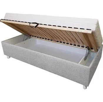 Postel Jednolůžko FILIP | 90x200 cm | pevný rošt | VÝBĚR POTAHU A MATRACE | výroba v ČR