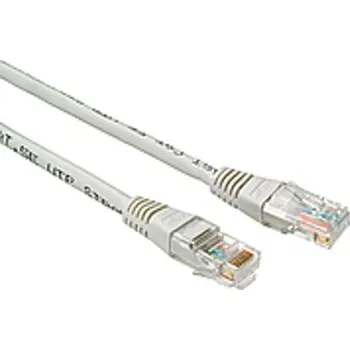 elektrický kabel 28310309 C5E-155GY-3MB Patch kabel CAT5E UTP PVC 3m šedý non-snag-proof