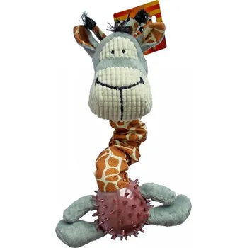 Hračka pro psa Tenesco s.r.o. Hračka Žirafa textil 27x39-51 cm