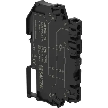 Jistič A06057 DM-006/1-RB Přepěťová ochrana dvoužilových plovoucích signálových linek, Saltek