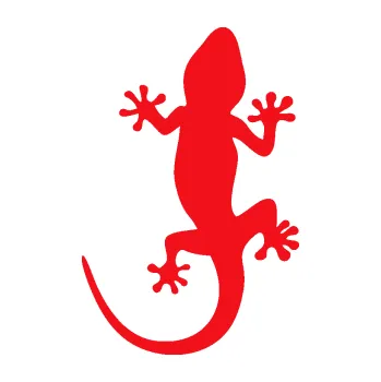 Samolepící dekorace SAMOLEPKA Ještěrka 017 levá (10 - červená) NA AUTO, NÁLEPKA, FÓLIE, POLEP, TUNING, VLASTNÍ TEXT, TISK, AUTOSAMOLEPKY.cz, POLEPY, OBRÁZEK, LOGO, SAMOLEPKY